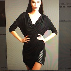 Black HOT Leather Dress